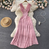 Cute A line V neckline Summer Holiday Bohemian Dress Women Dress HZ1022