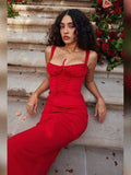 Beautiful Spaghetti Strap Outfits Women Clothing Corset Birthday Party Dresses Prom Dresses HZ1022