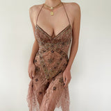 Beautiful Halter Birthday Short Party Dresses Lace Prom Dresses HZ1022