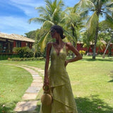 Sexy V neckline Lace Bud Green Party Dresses Long Birthday Dresses HZ1022