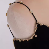 Ball Gown Straps Tulle Champagne Party Dress Long Prom Dress HZ1022